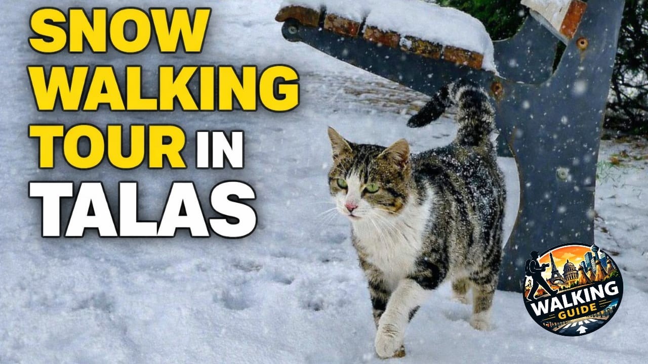 TALAS BAHÇELİEVLER 4K Walking Tour In The Snow #talas, #kayseri,  #bahçelievler, #snow, #winter