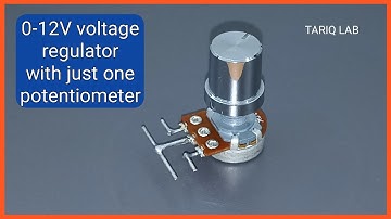 Voltage Regulator With Just One Potentiometer