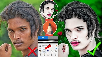 HDR Face Smooth new concept skin whitening face smooth photo editing Autodesk Sketchbook