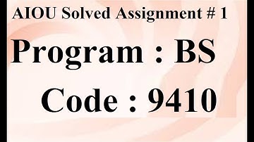 AIOU Code 9410 Solved Assignment No 1 Spring 2025 | Introduction to Sociology
