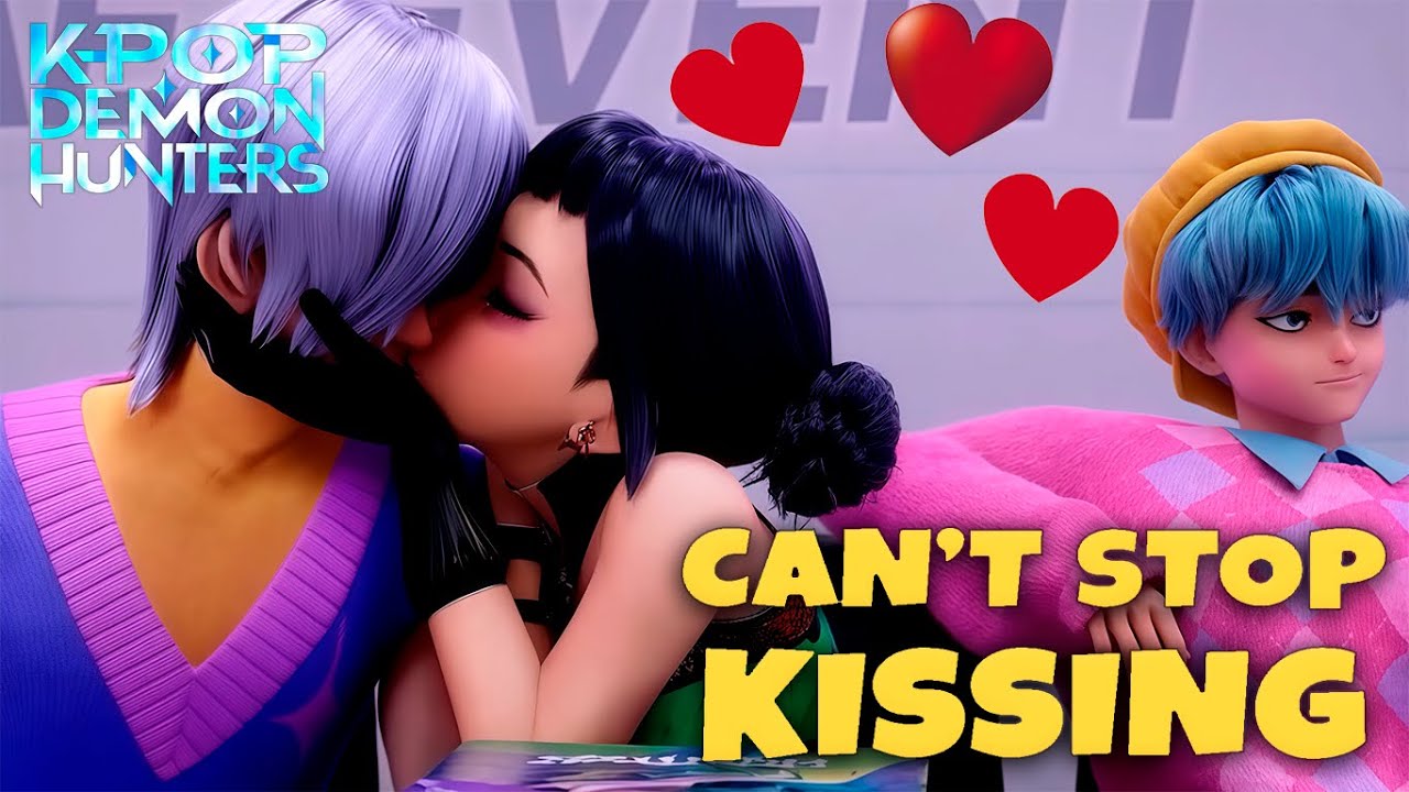 Can't Stop Kissing - SONG 💕Huntrix x Saja Boys | KPop Demon Hunters Ships Explode! Fan Edit