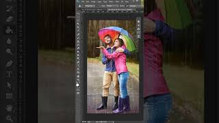 Rain dropdown effect using Photoshop  #photoshoptutorial #photoshop
