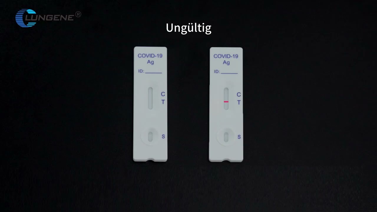 Clungene Antigen Schnelltest Anwendungsvideo deutsch