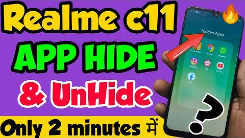 Realme C11 Apps Hide Kaise karen | How to Hide app in Realme c11 | Realme C11 App Hide settings