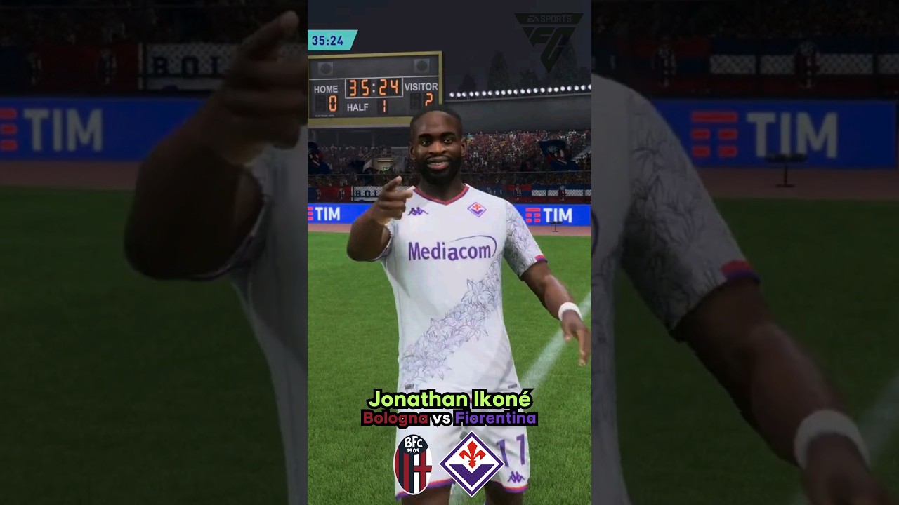 JONATHAN IKONÉ SCORES! Bologna vs Fiorentina