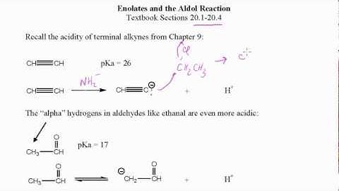 Enolates (Part 1)