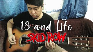 18 And Life - Skid Row (Acoustic Guitar Cover by Nats)