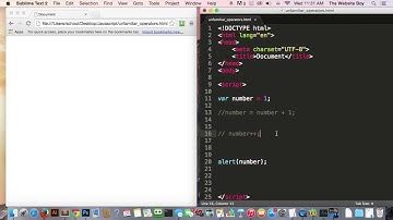 Javascript Tutorial For Beginners #6  Unfamiliar Operators