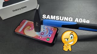 Samsung Galaxy A04e Screen Scratch & Front Glass Durability Test 🔨🛠️