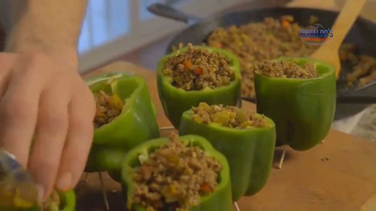 How to make Stuffed Peppers cubanos - YouTube