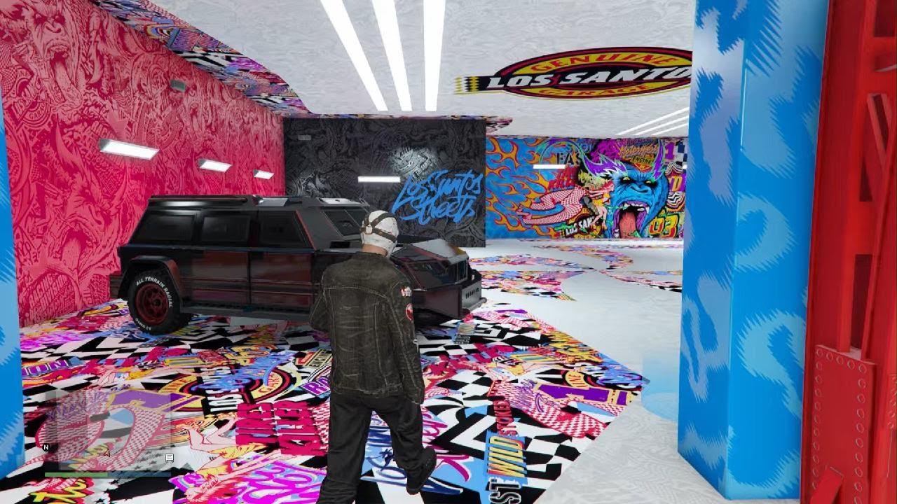 Grand Theft Auto V Online BurtonLS Custom Auto Shop Fully Upgraded