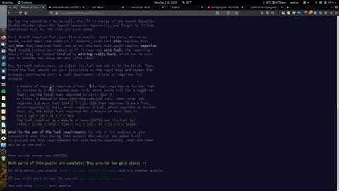 Rust live coding: Advent of Code 2019 - Day 1