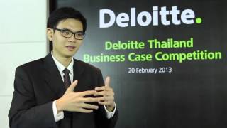 Deloitte thailand business case competition 15 finalists