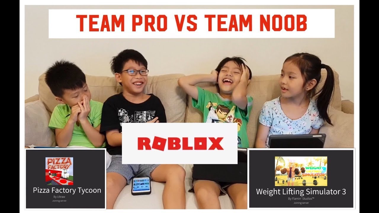 Playing Roblox For The First Time Team Pro Vs Team Noob Game On Youtube - noob team roblox