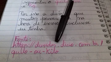 Como é o certo Kilo ou quilo?