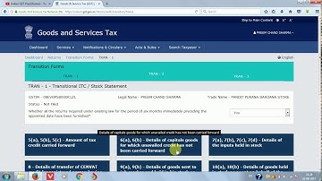 TRAN 1 Filing Live & ITC Claim