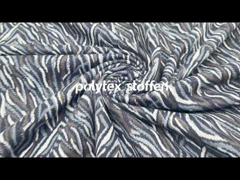 Knit co/pl/lu/ea rec jacq zebra video