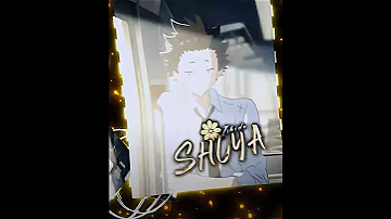 Shoya Vs Shouko Typography X Wis Anime Animeedit Silentvoice Silentvoiceedit Shoya Shouko Fyp 