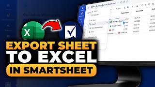 How To Export Sheet To Excel in Smartsheet (𝟮𝟬𝟮𝟲) | 100% WORKS | NO Yapping, To The Point & EASY!
