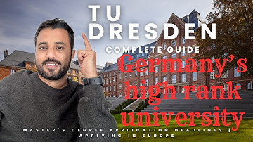 Master’s Admission 2025 🇩🇪 | TU Dresden Deadlines!”📌 Applying for a Master’s in Germany?