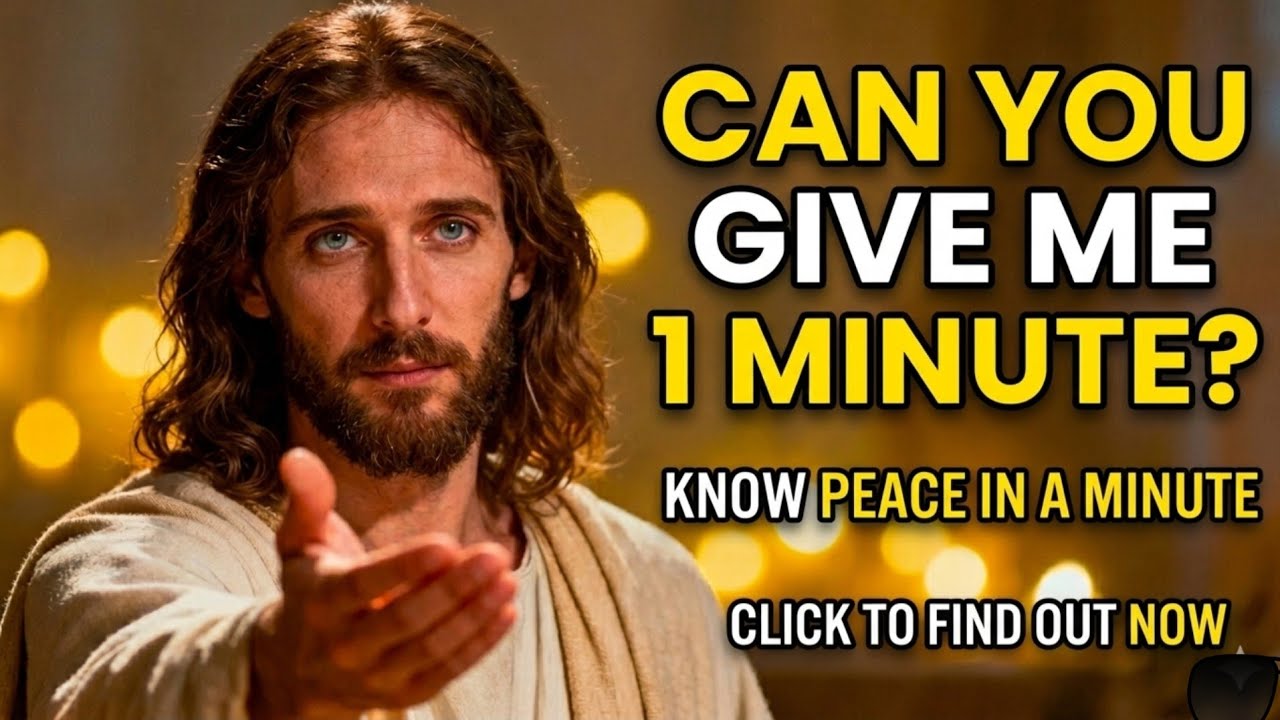 GOD SAYS: GIVE ME 60 SECONDS IT WILL CHANGE YOUR LIFE GOD'S MESSAGE FOR ...