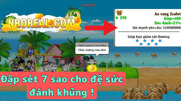 Ngọc Rồng Real | Đập sét sức đánh 7 sao cho đệ tử quá khoẻ chiến boss !