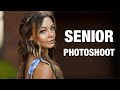 Senior photoshoot behind the scenes with canon eos r5 and  rf 2870mm 20l rf 85mm 12l