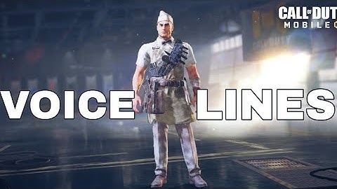 "AJAX CHEF" VoiceLines #62 CodMobile #codmvoicelines  CODM S1