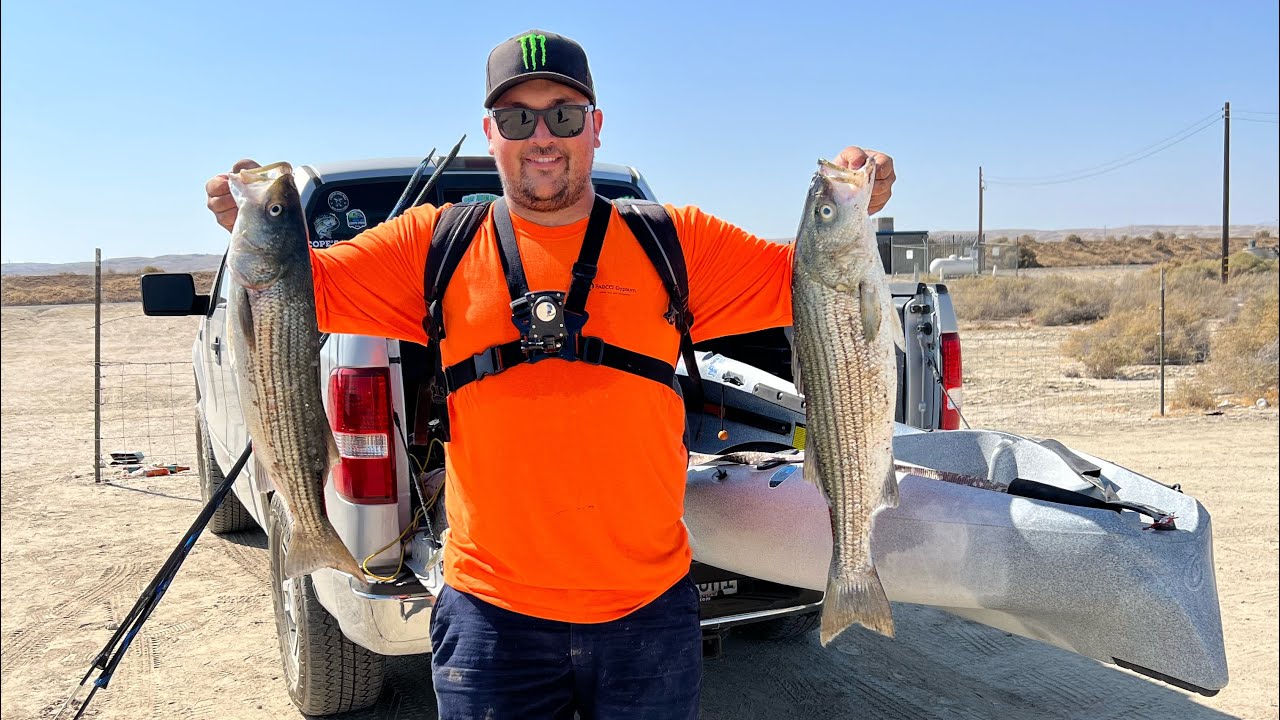 Insane weekend of fishing at the California Aqueduct !!! (Striper are