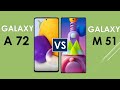 Galaxy a72 vs Galaxy m51