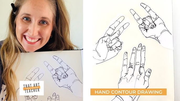Contour Drawing  Step by Step Art Tutorial 