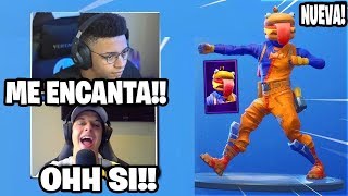 Streamers Reaccionan A La Nueva Skin De Hamburguesa En Fortnite Caudillo Carnico Beef Boss