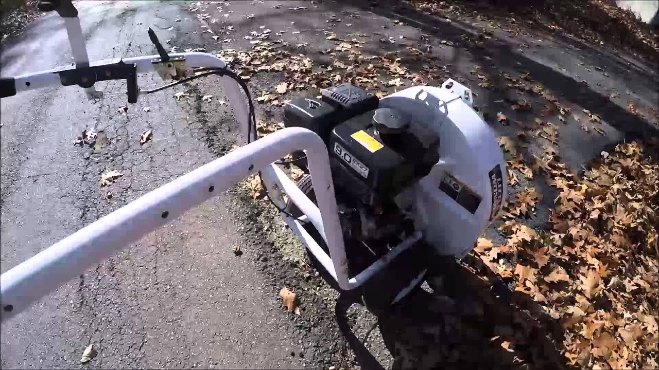 Little Wonder Push Blower (9HP) - YouTube