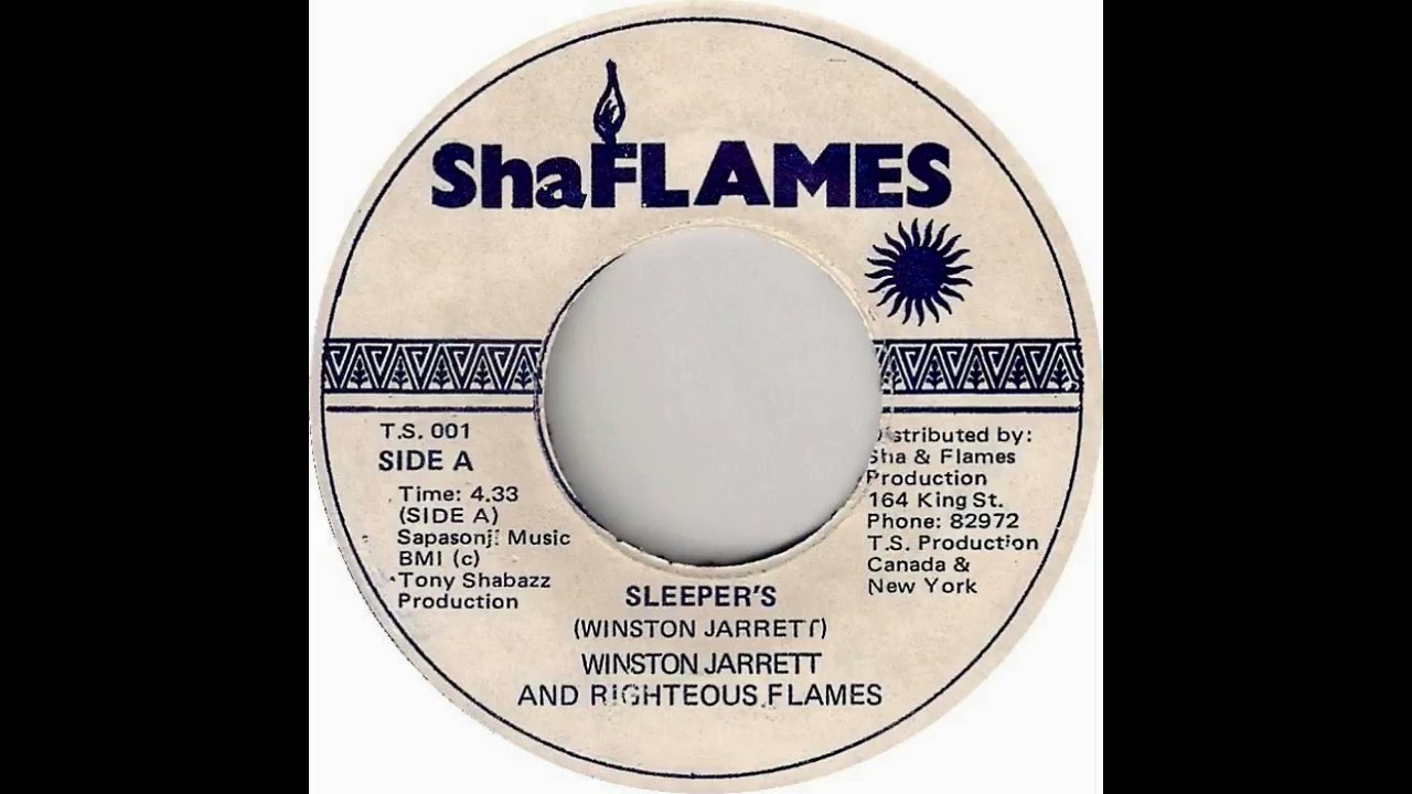 英7” Winston Jarrett & The Righteou Sleepers CG012 Carib Gems /00080 Winston Jarrett And Righteous Flames - Sleeper's - YouTube