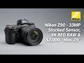 Nikon Z90: 33MP Stacked Sensor, 6K RED RAW &amp; $2,000 "Mini-Z9" Revealed!
