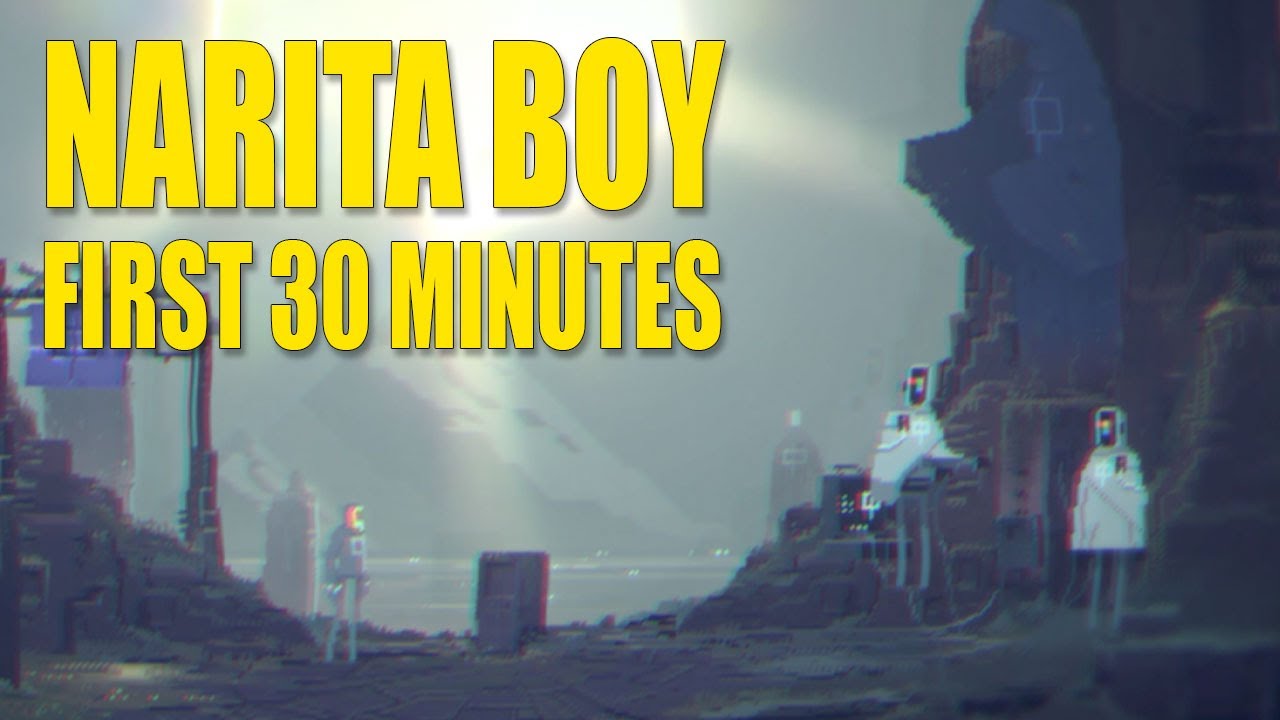 Narita Boy - First 30 minutes of a 2D indie retro action game | NO COMMENTARY PLAYTHROUGH
