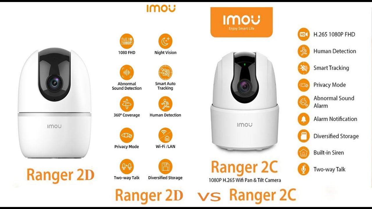 Imou Ranger 2C Vs 2D Camera Comparison, What's The Difference