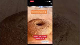 Apple Cider Donuts, Baked Cl Plant Based Flavors Of Fall