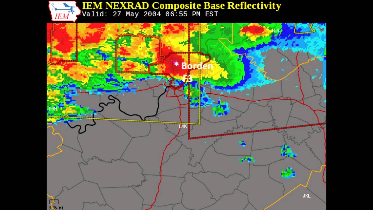 MAY 27, 2004 Borden IN / Lexington KY Tornado Outbreak YouTube