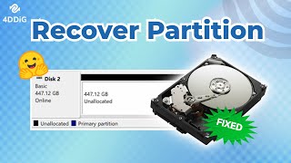 How to Recover Lost or Deleted Partition on Windows 11/10 | |Partition Data Recovery