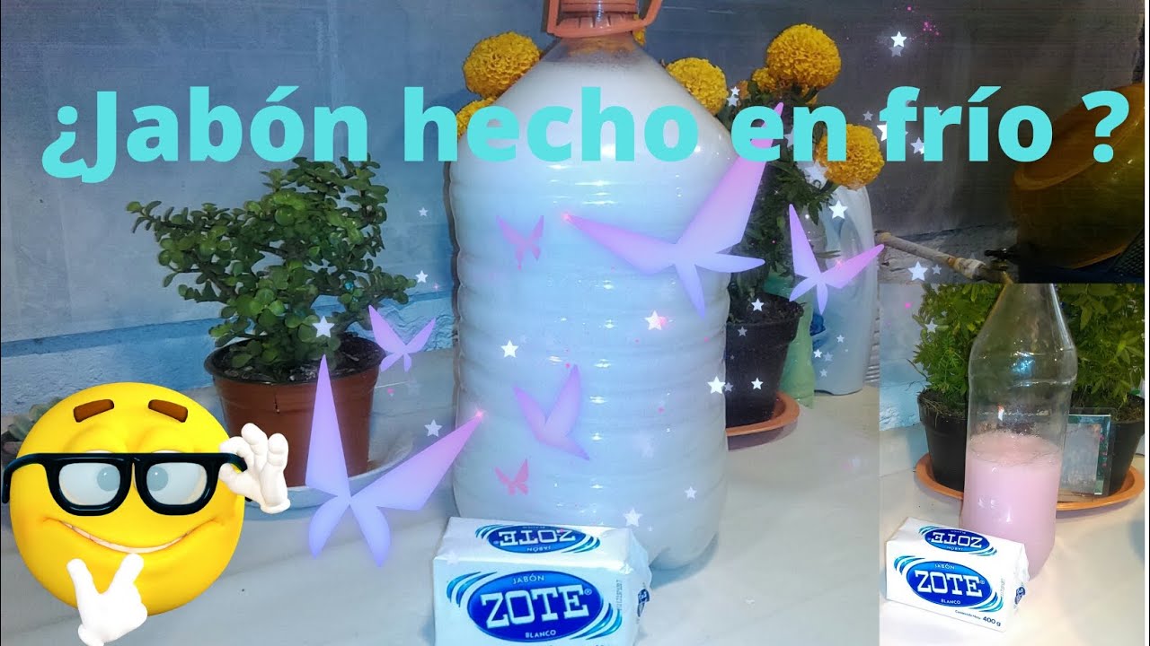 Jabón zote casero líquido en frío🤔