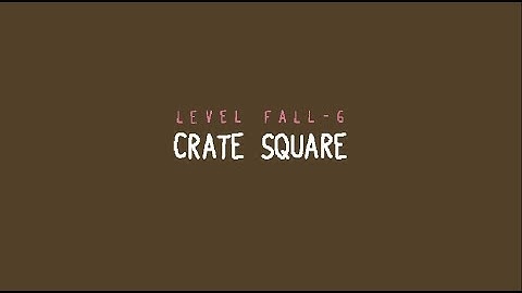 Baba is You - Forest of Fall Level 6 - Crate Square Solution
