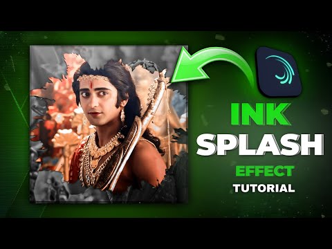 Ae Like Smooth Ink Splash In Alight Motion | blot transition | Alight motion tutorial Ink Transition