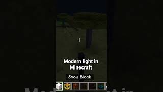 #modern light in Minecraft#life hack