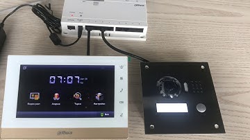 Dahua intercom Multi language call test