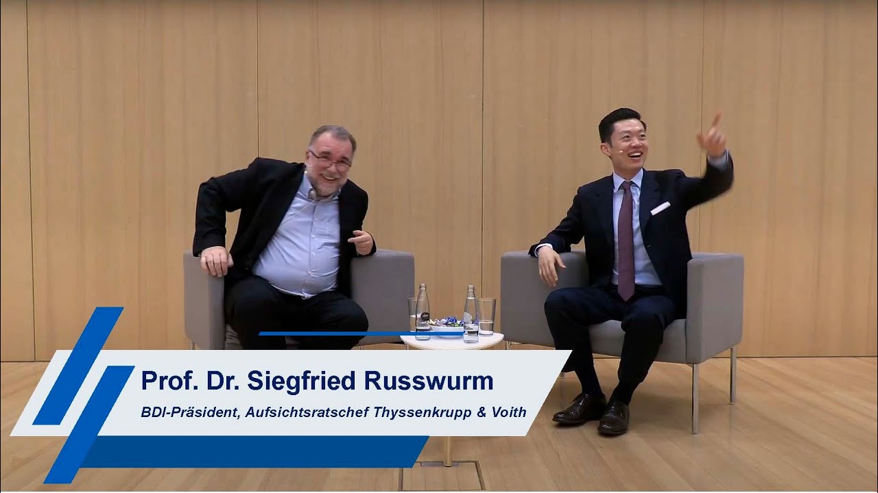 Prof. Dr. Siegfried Russwurm (Präsident, BDI & Aufsichtsratsvorsitzender, Thyssenkrupp & Voith)