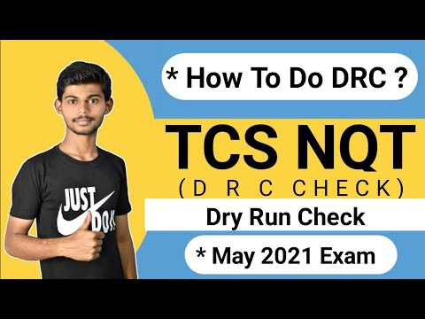 TCS NQT DRC TEST | Dry Run Check | How To Give DRC | Protocols Of Online Exam | All Explained