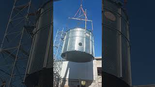 Erection and Assembly of GSI Hopper Bottom Silo (200MT Capacity Wet Bin)
