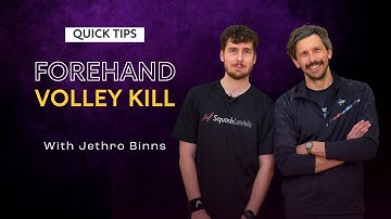 Squash Tips: Forehand Volley Kill | With Jethro Binns