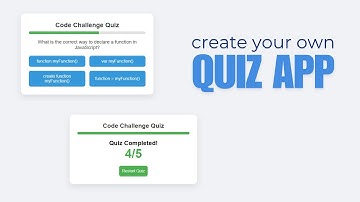 Build a Dynamic Quiz App in 30 Minutes | HTML, CSS & JavaScript Project